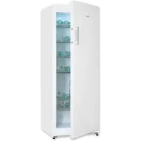 exquisit Getränkekühlschrank GKS31-V-H-280E weiss, 163 cm hoch, 60 cm breit, 6 robuste Gitterablagen zur Lagerung von Flaschen oder Getränkekisten