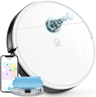 Yeedi vac max Saug-/Wischroboter [200 Minuten 042 Liter 3000Pa] weiß