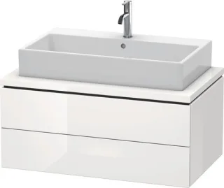 Duravit L-Cube Konsolenwaschtischunterbau wandhängend Weiß Hochglanz 920x547x400 mm - LC581808585 LC581808585