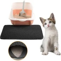 LINUMA Katzenstreu Katzentoilette Katzenstreu Matte Katzenstreumatte Katzenklo