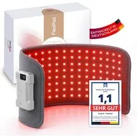 heilys® Infrarotlampe heilys® FlexiPad, kabellos, flexibel, Infrarot & Rotlicht für Rücken, Muskeln & Gelenke