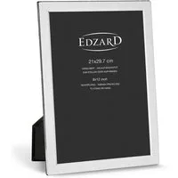 EDZARD Bilderrahmen Salerno, für 20x30 cm Foto (ca. A4) - edel versilberter & anlaufgeschützt