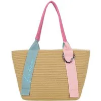 Fritzi aus Preußen Henkeltasche Happy Summer Shopper, mit Reißverschluss und Herz-Karabiner