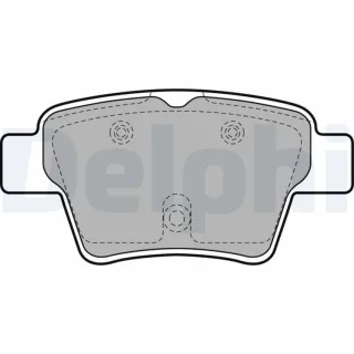 Delphi Bremsbel?ge hinten Citroen C4 Peugeot 207 207/207+ 307