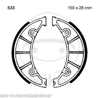Bremsbacken hinten MBK XC 125 X Flame Bj. 2004-2006
