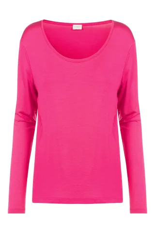 Mey - T-Shirt langarm exotic pink - Gr. - S