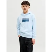 Jack & Jones Junior Kapuzensweatshirt JCOFUSION GRAPHIC SWEAT HOOD UNB SN JNR Baumwollmischung, normal geschnitten