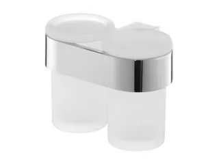 Neuesbad Futura Doppelbecher, chrom 02988