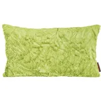 Magma Heimtex Fellkissen Kissen Kuschelkissen Dekokissen Fluffy apfelgrün 30x50cm