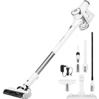 Genius Akku-Bodenstaubsauger Genius Invictus X4 Pro Akku Staubsauger13 tlg., Staubsauger Kabellos, 150,00 W, Quick-Clean-Funktion: Entleeren des Staub-Behälters per Knopfdruck, 2 Modi: Auto und Boost, Quick-Clean-Funktion, Ultra-Leicht