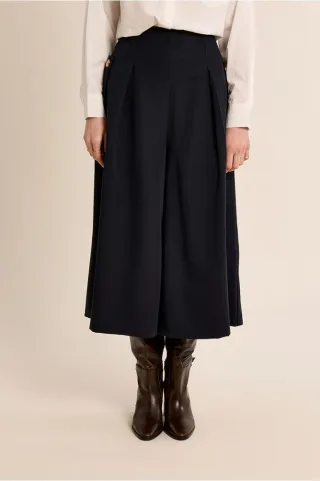 molly bracken - Culotte mit hohem Bund blau - Gr. - XS
