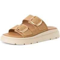 Tamaris Tamaris Damen Pantolette 1-27239-42-380 BROWN STRUCT. Pantolette