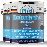 plid Acryl-Flüssigkunststoff Betonfarbe Bodenbeschichtung Bodenfarbe Sockelfarbe Flüssigkunstoff, Schnelltrocknend
