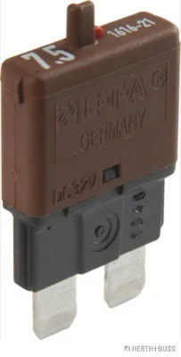 HERTH&BUSS Sicherungsautomat, Standard, 32V max., fast trip, mit Rückstellknopf braun - 50295901