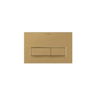 KLUDI UNIFIX Betätigungsplatte Eckig 244 x 160 mm Brushed Gold 32PP01N0