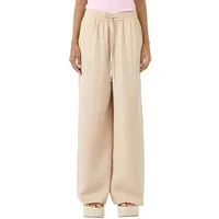 QS Stoffhose mit Gummizug und weitem Bein