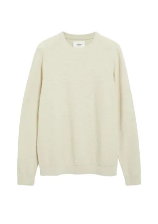s.Oliver Red Label - Strickpullover beige - Gr. - S