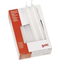 goki Geburtstagskerze (Set), 10 Stück, Weiß, für Geburtstagszug