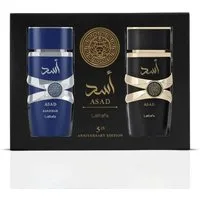 Lattafa Eau de Parfum Lattafa Asad & Asad Zanzibar Set - Eau de Parfum 2x 100ml