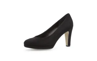 pius gabor - Plateau Pumps Lederimitat schwarz schwarz - Gr. - 3.5 UK