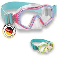 AQUAZON Taucherbrille STARFISH Kinder Schnorchelbrille 7-12 Jahre mit Textil Kopfband