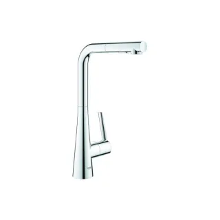 Grohe Zedra Spültischmischer 32553002 chrom, herausziehbare Dual-Brause