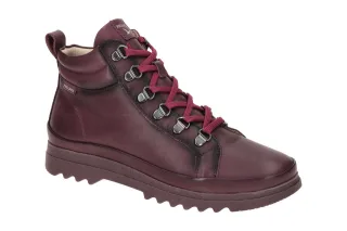Pikolinos W3W-8564C11 grape VIGO Damen Stiefeletten dunkelrot Leder mit Texti...