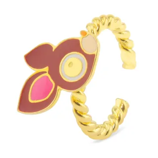 Reh Ring vergoldet