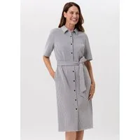 FRANK WALDER Jerseykleid in modernem Seersucker