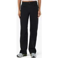 Noisy may Straight-Jeans NMYOLANDA NW WIDE JEANS BLACK NOOS extra lang