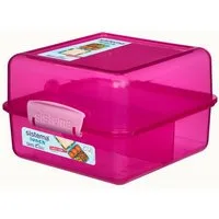 sistema Lunchbox Sistema 1,4L Lunch Cube - Pink