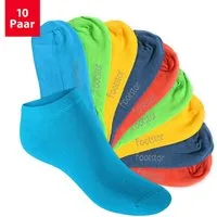 Footstar Sneakersocken EVERYDAY! Kinder Sneaker Socken (10 Paar) Kurze Socken für Kids (10-Paar)