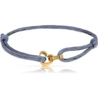 Made by Nami Armband Herz Armband Damen Schwarz aus Edelstahl, Wasserfester Schmuck Größenverstellbar Freundschaftsarmbänder