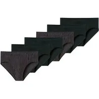 Schiesser Slip 6er Pack 95/5 Essentials (Spar-Set, 6-St) Mini Slip / Unterhose - Baumwolle - ohne Eingriff - Atmungsaktiv
