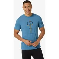 SUPER.NATURAL Print-Shirt für Herren, Merino VINTAGE BIKE TEE Bike Motivation Motiv, atmungsaktiv