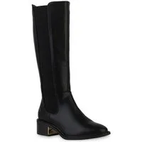 VAN HILL 840543 Stiefel Damen Leicht Gefütterte Klassische Stiefel Basic Boots
