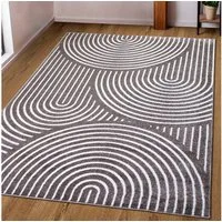 OTTO home Teppich Fadel, rechteckig, Höhe: 9 mm, 3D-Effekt, softer Kurzflor, pflegeleicht, leichter Glanz, Scandi-Look