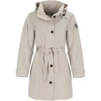 Blue Wave Funktionsmantel Damen Funktions-Trenchcoat Jennifer - Regenjacke Wasserdicht Winddicht Wassersäule 10000 mm, Verschweißte Nähte, Atmungsaktiv, Mesh-Futter