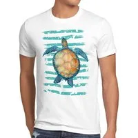 style3 T-Shirt Turtle Power schildkröte strand urlaub amphibien