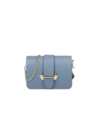 Giulia Monti Schultertasche/Tasche für die Taille Stahlblau