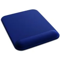 CSL Gaming Mauspad Office Gel Mousepad mit Handgelenkpolster 225 x 280 x 20 mm, Handballenauflage, Gelpolster ergonomisch, abwaschbar, dunkelblau