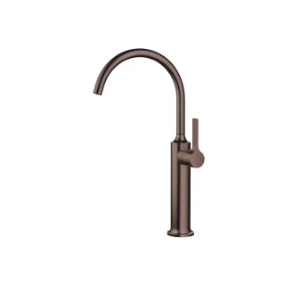 Dornbracht Waschtisch-Einhandbatterie mit erhöhtem Standfuß VAIA 33534809 Dark Bronze gebürstet,3353 33534809-43