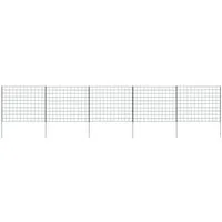 vidaXL Gartenzaun Gartenzaun Set 77,5x64 cm Grün, (1-St)