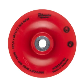 Milwaukee - SCHLEIFTELLER KUNSTSTOFF 110MM 14.2MM - 4932345760