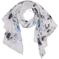 MIRROSI Modeschal Asymmetrischer Schal, Made in Italy 20% Seide 80% Baumwolle, (Ca.170x77cm, leicht und bequem), Damen Halstuch ideal für Frühling, Sommer und Herbst