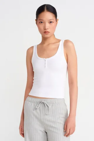 Slim Fit Crop Top Bluse