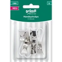 Gründl Bastelnaturmaterial Gründl Handtuchclips 6 Stück