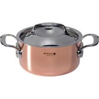 De Buyer Prima Matera Bratentopf Kupfer/Edels. 16 cm induktion