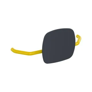 Hewi 801 Rückenstütze 801.51.907218 Wandabstand 230mm, Lehne anthrazitgrau, senfgelb