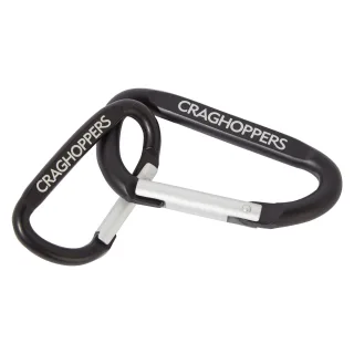 Craghoppers - Karabiner-Haken 2er-Pack (Schwarz)